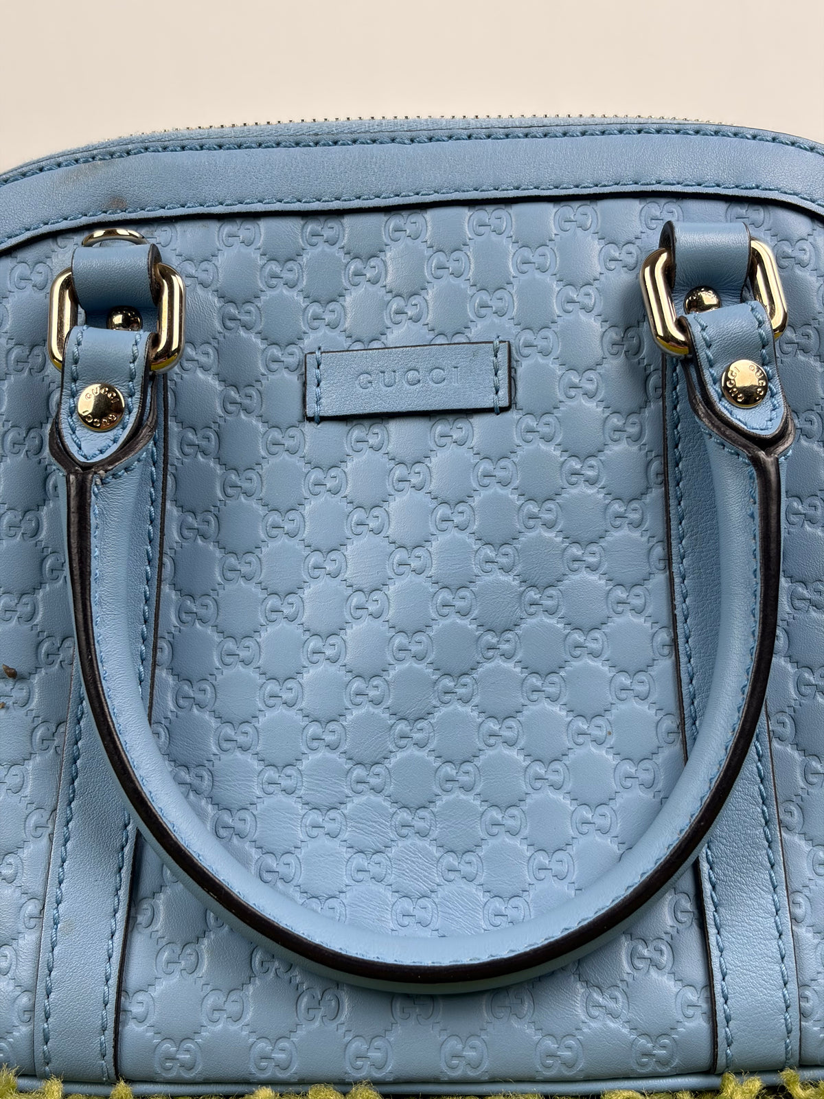 Borsa Dome Gucci Azzurra