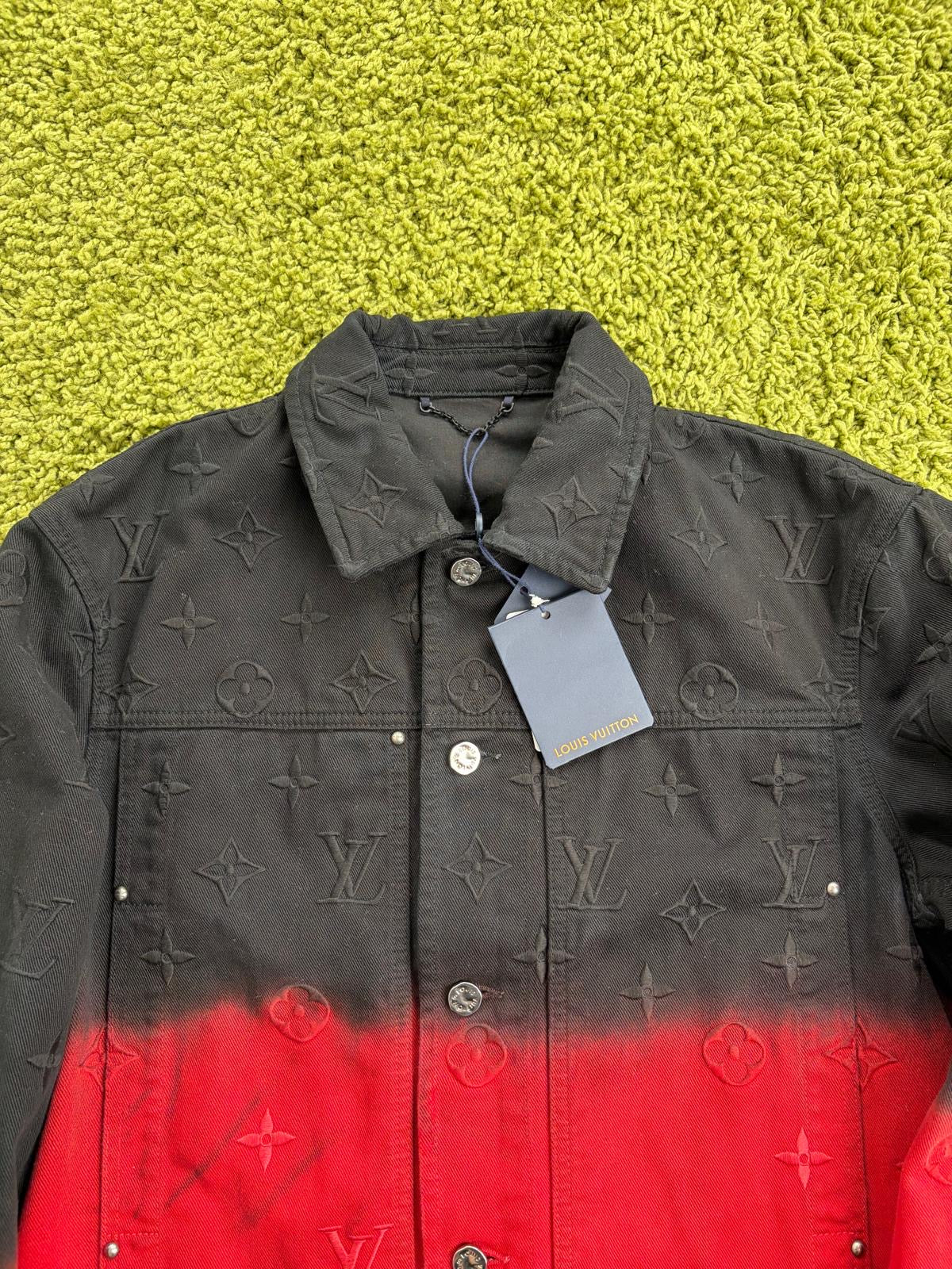 Completo Louis Vuitton Rosso Nero Giacca 50 Jeans 33