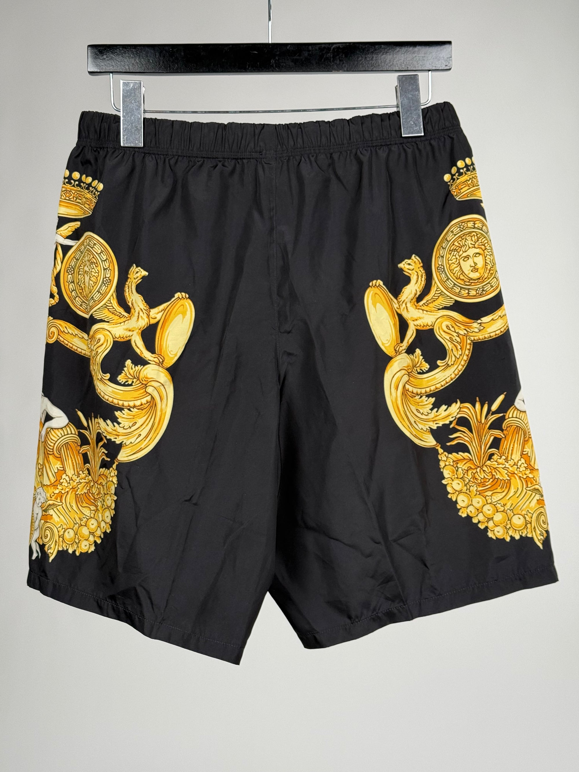 Costume Versace Size 4=L nero e giallo