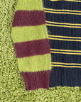 Maglione a Righe Marni Verde Nero 48