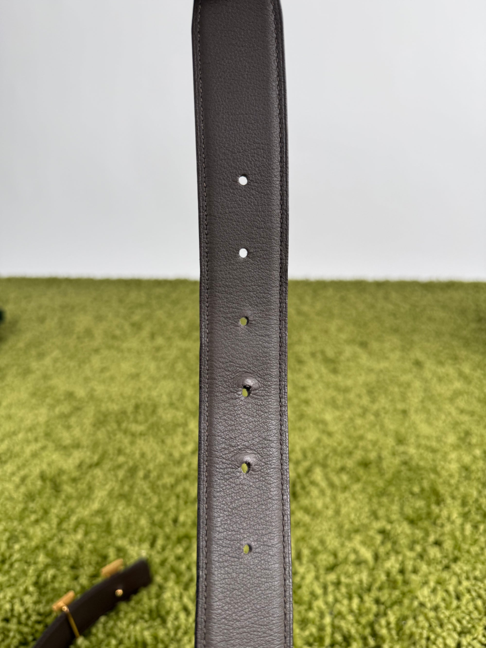 Hermès Cintura in pelle marrone