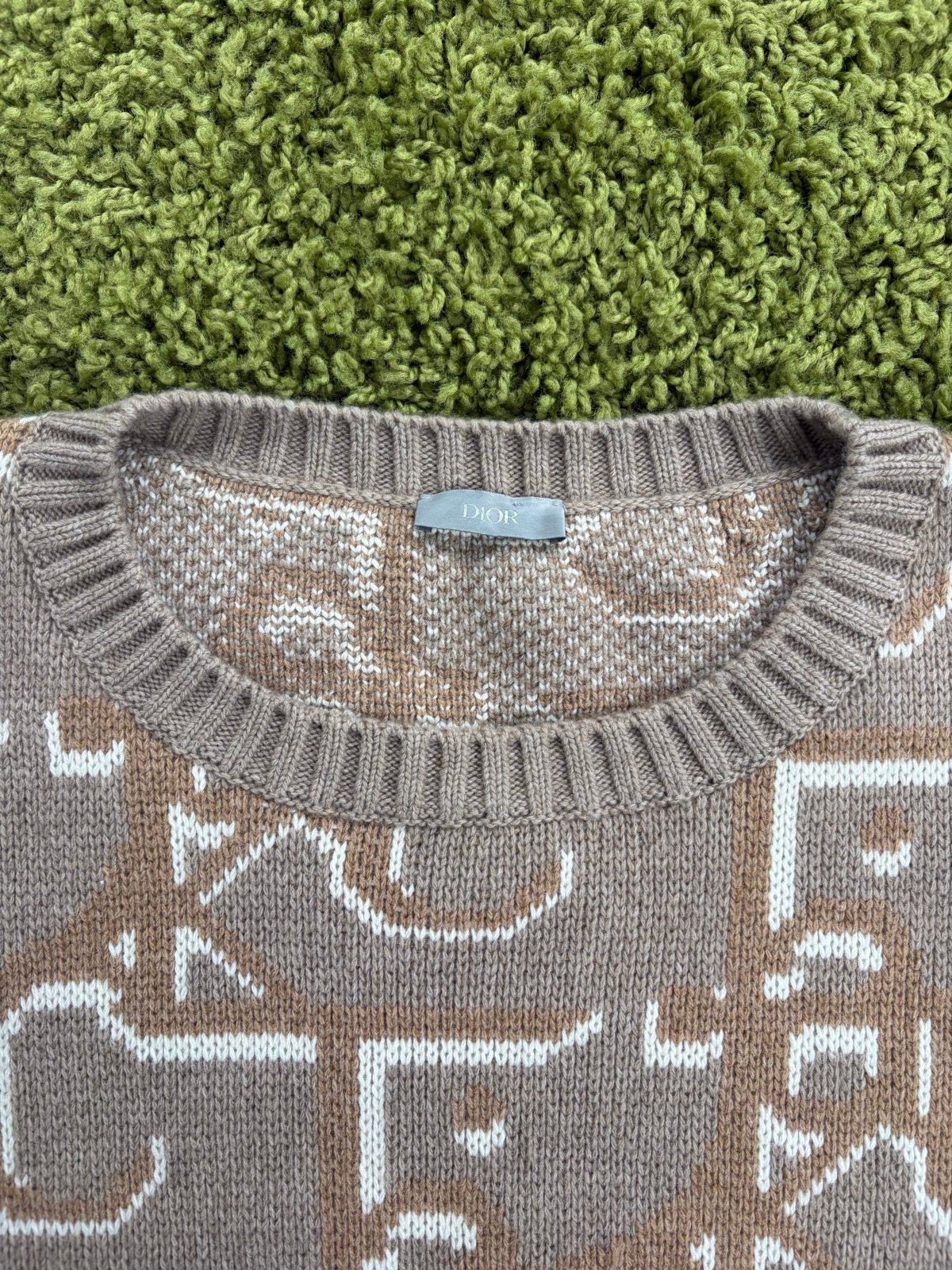 Maglione Christian Dior X Cactus Jack Travis Scott Beige XXL - Second Hand Di Fiore