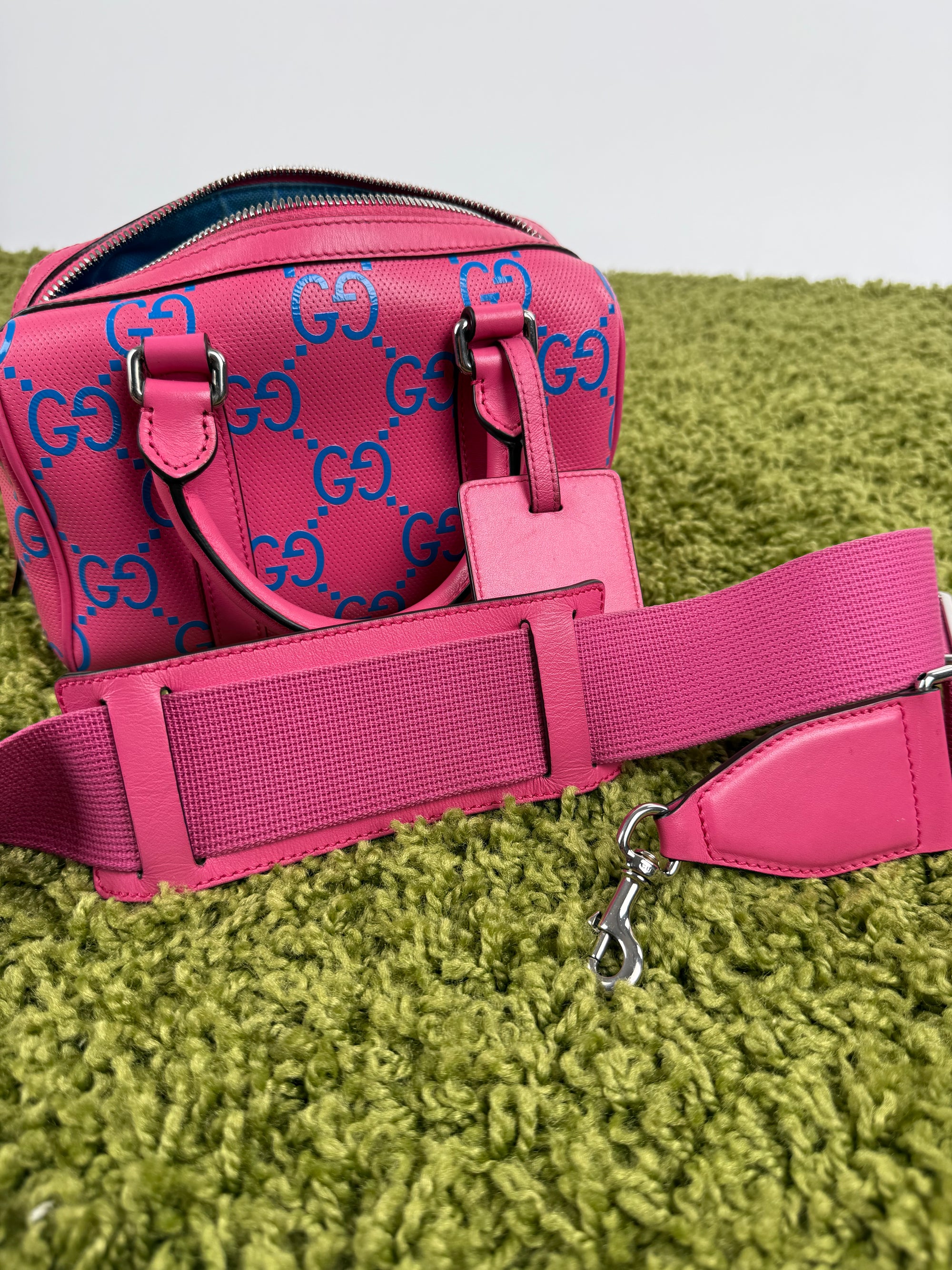 Borsa Boston Gucci Rosa Multicolor