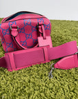 Borsa Boston Gucci Rosa Multicolor