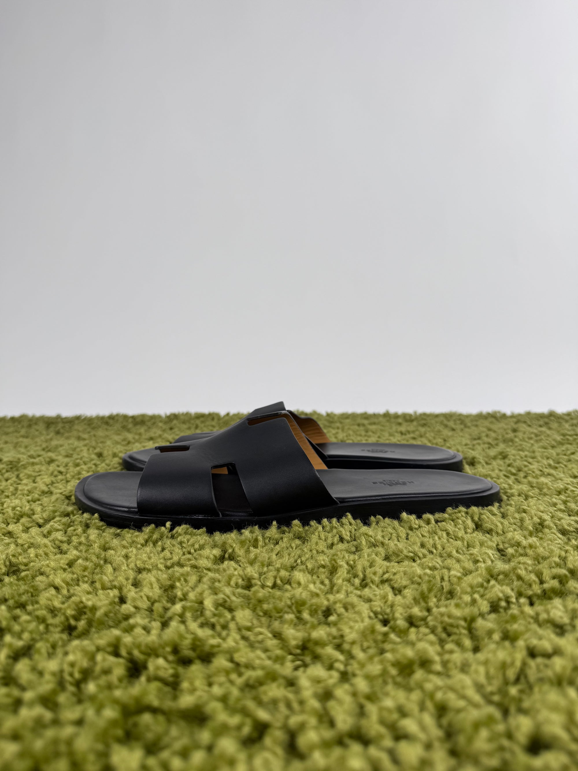 Ciabatta Hermès nera 44