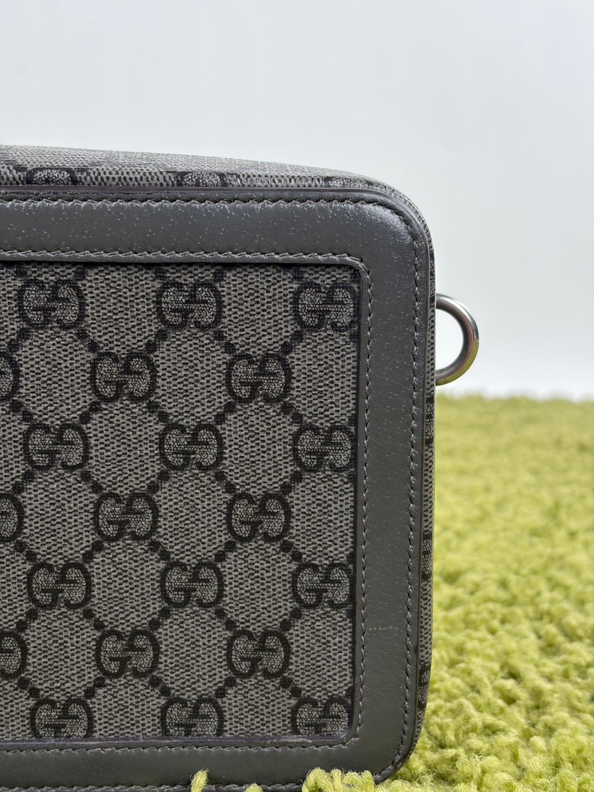Borsa Gucci Ophidia in Tela GG Verde con tracolla rimovibile