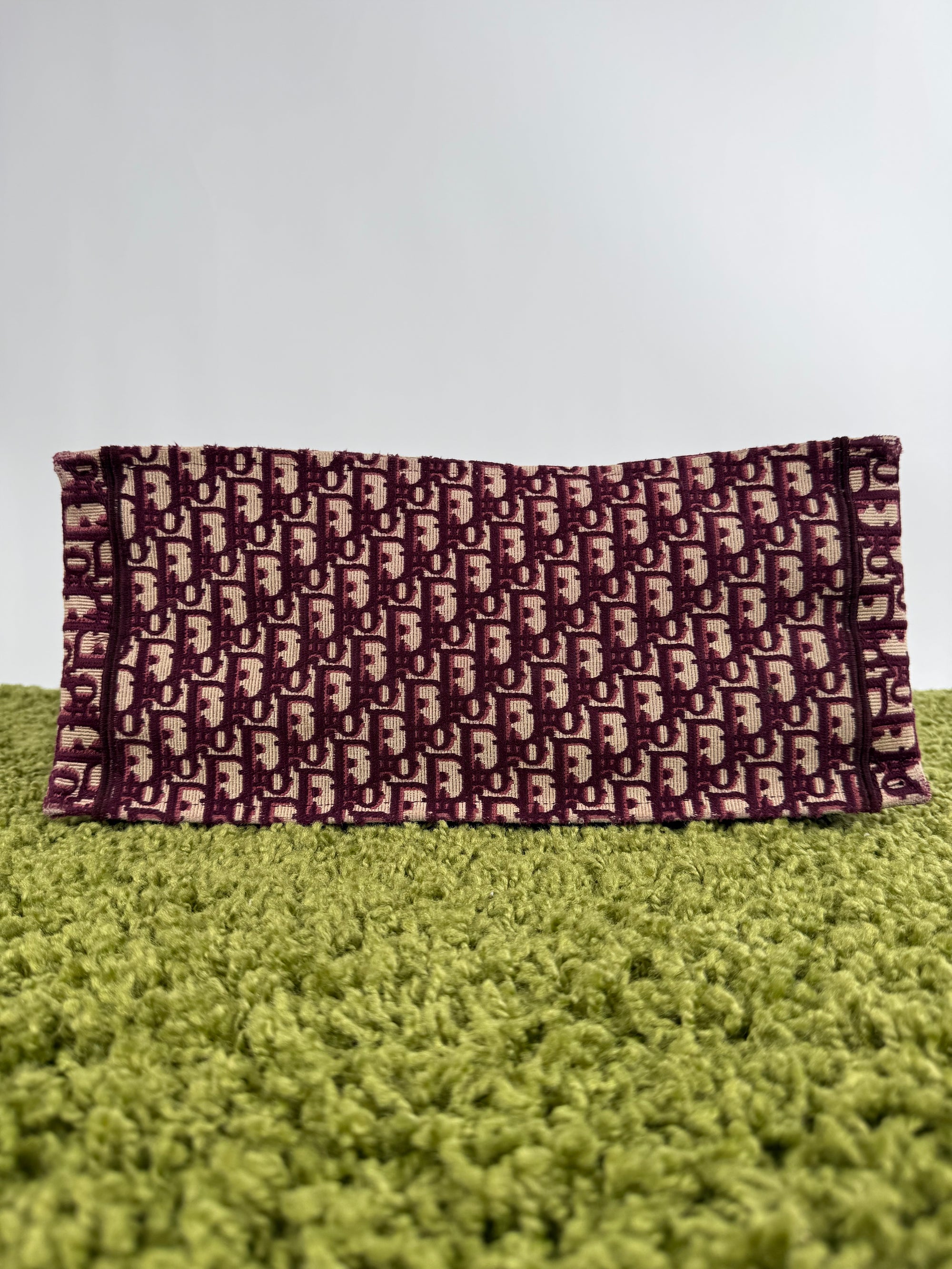 Borsa Tote Book in Tela Christian Dior Bordeaux