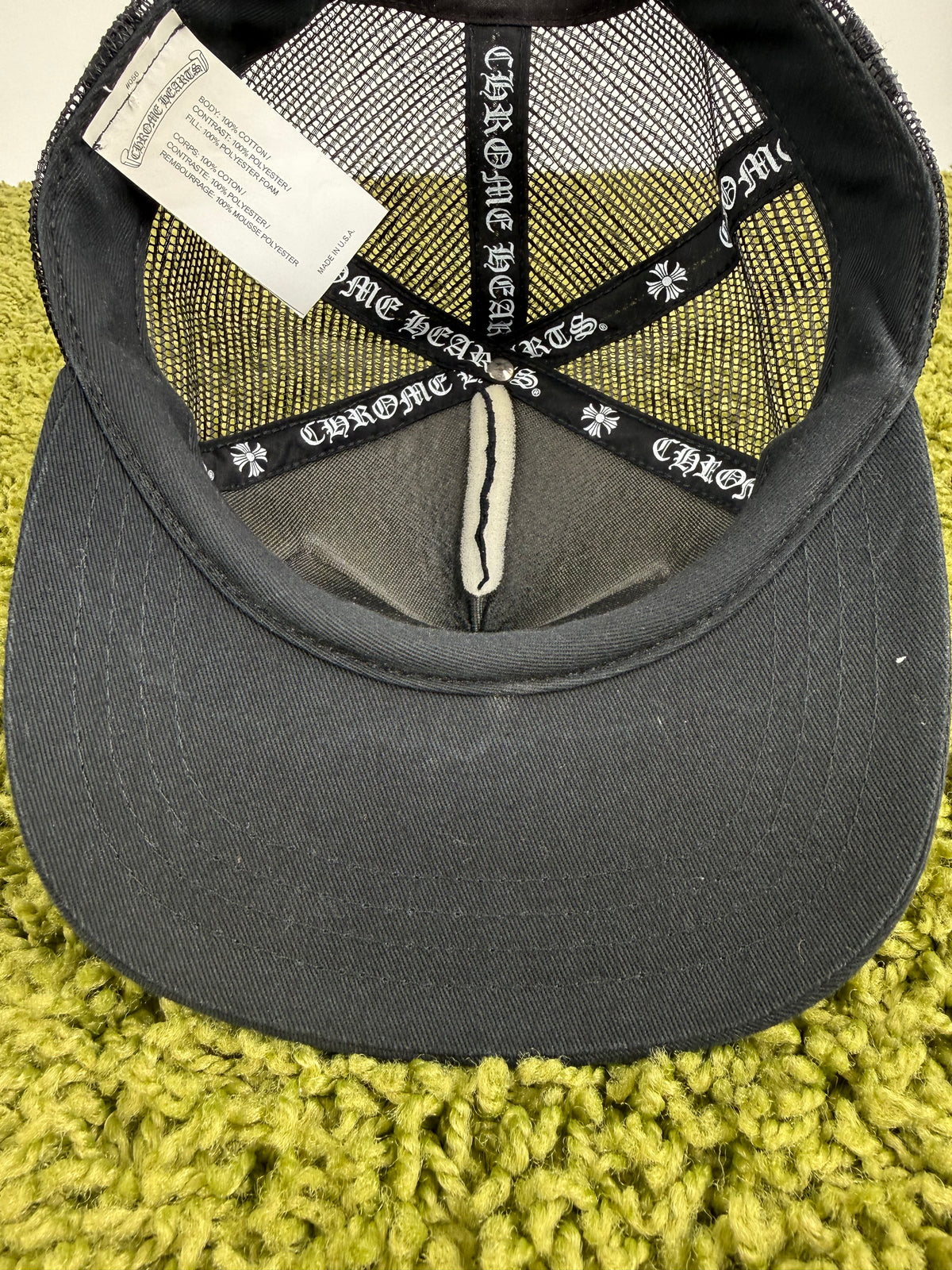 Cappello ChromeHearts ONE SIZE 51-61 regolabile Nero