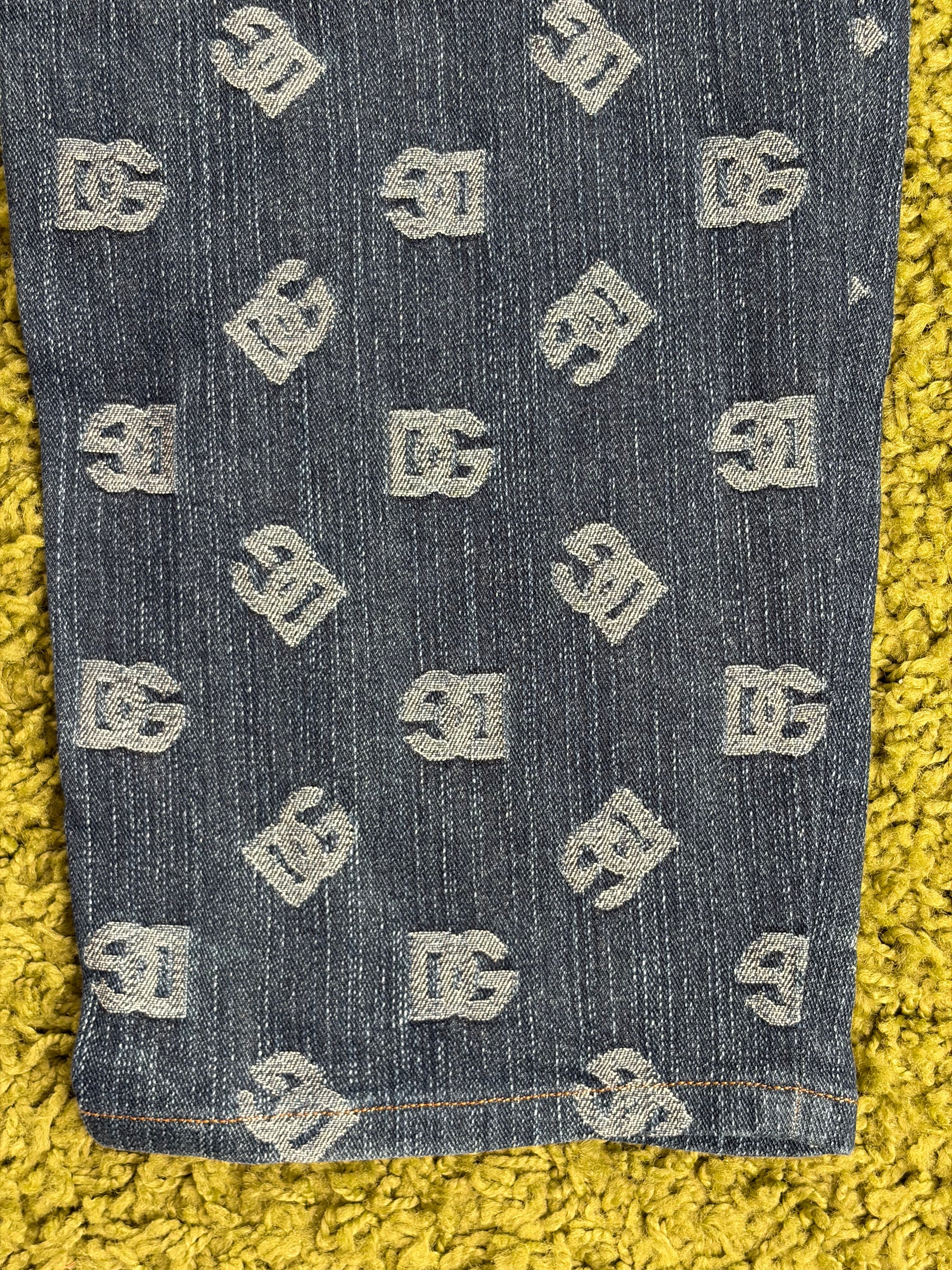 Jeans Dolce e gabbana Size 46 blu e bianco