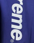 Felpa Supreme Size M viola e bianca