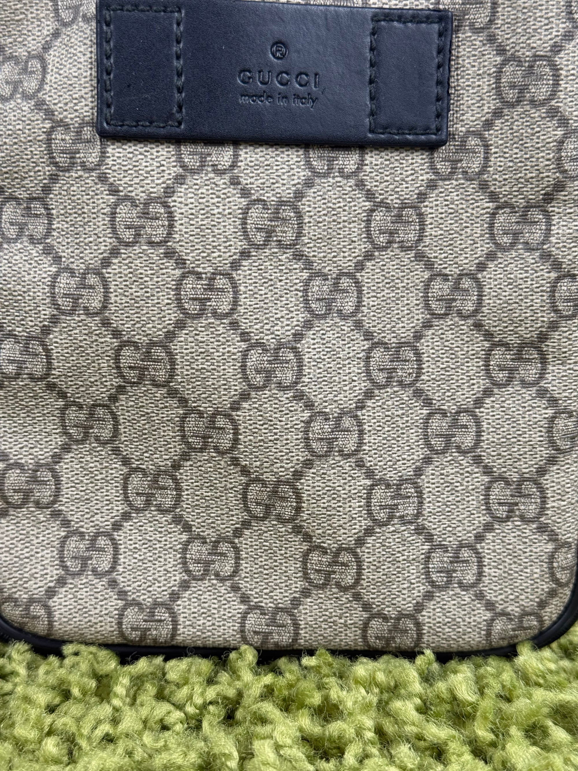 Gucci Double Belt Bag Beige
