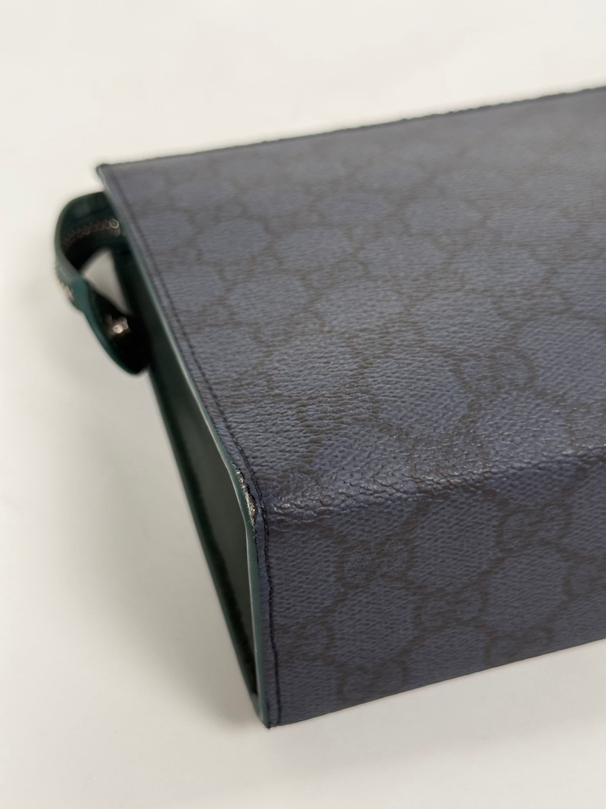 Pochette Gucci blu e verde