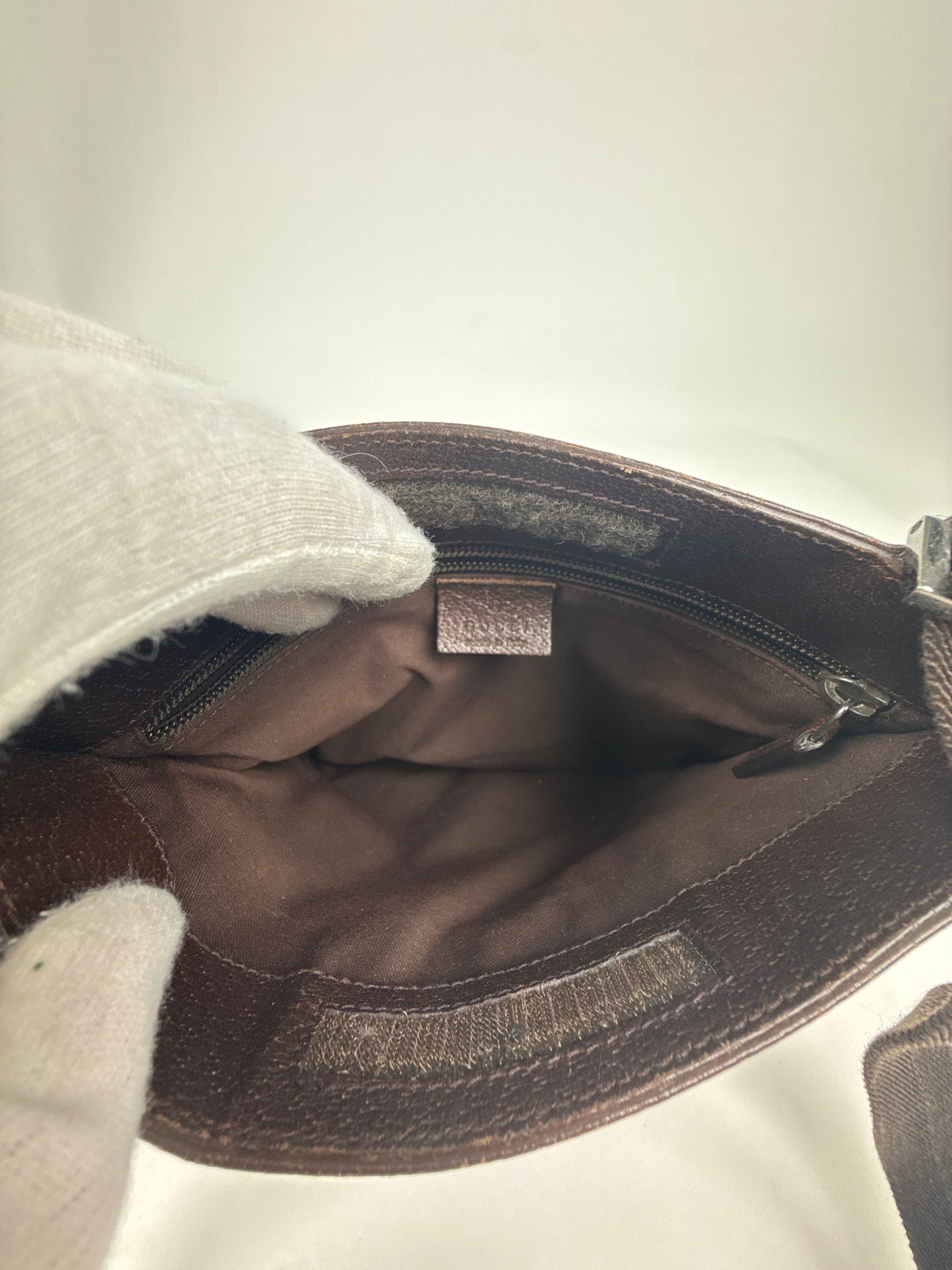 Borsa a tracolla Gucci in tela