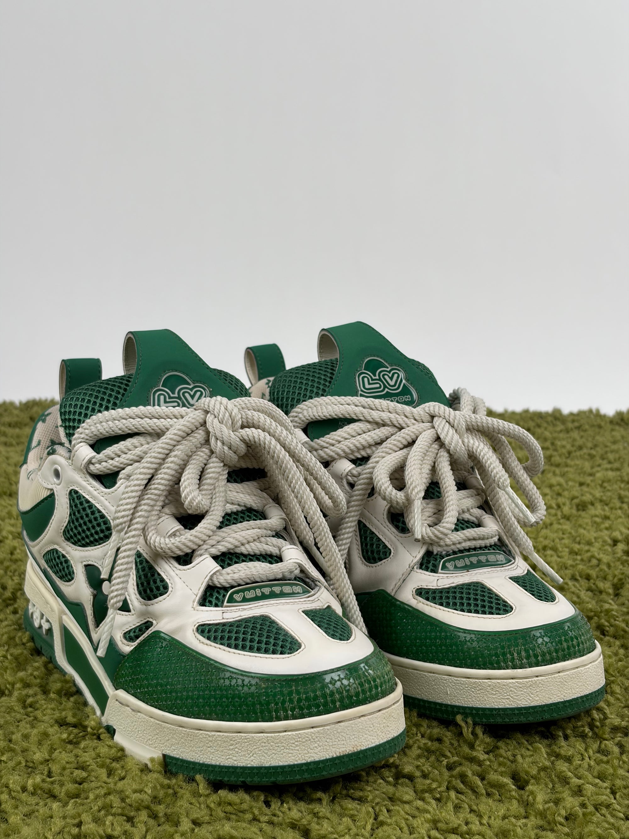 Louis vuitton skate Size 6=40 calza 41 verde e bianca