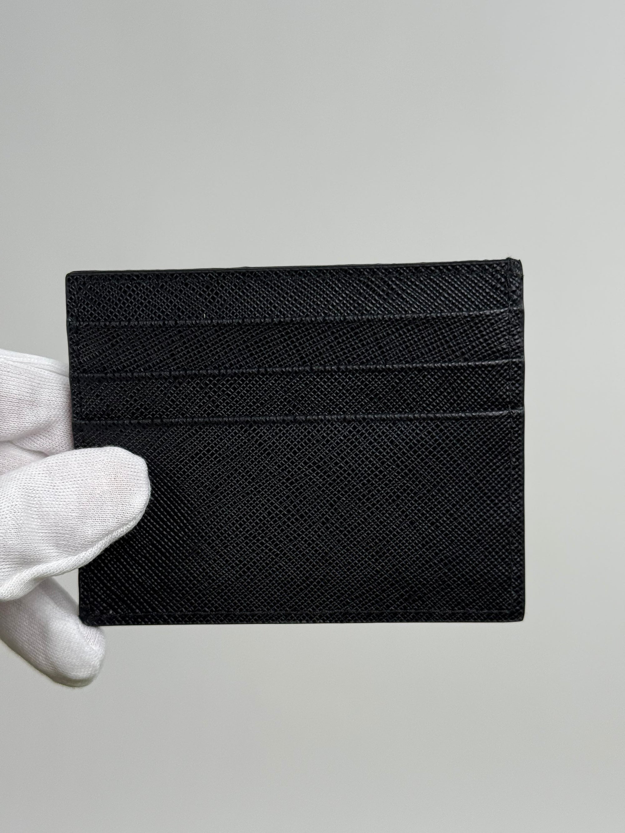 Portacarte Prada in Saffiano Nero