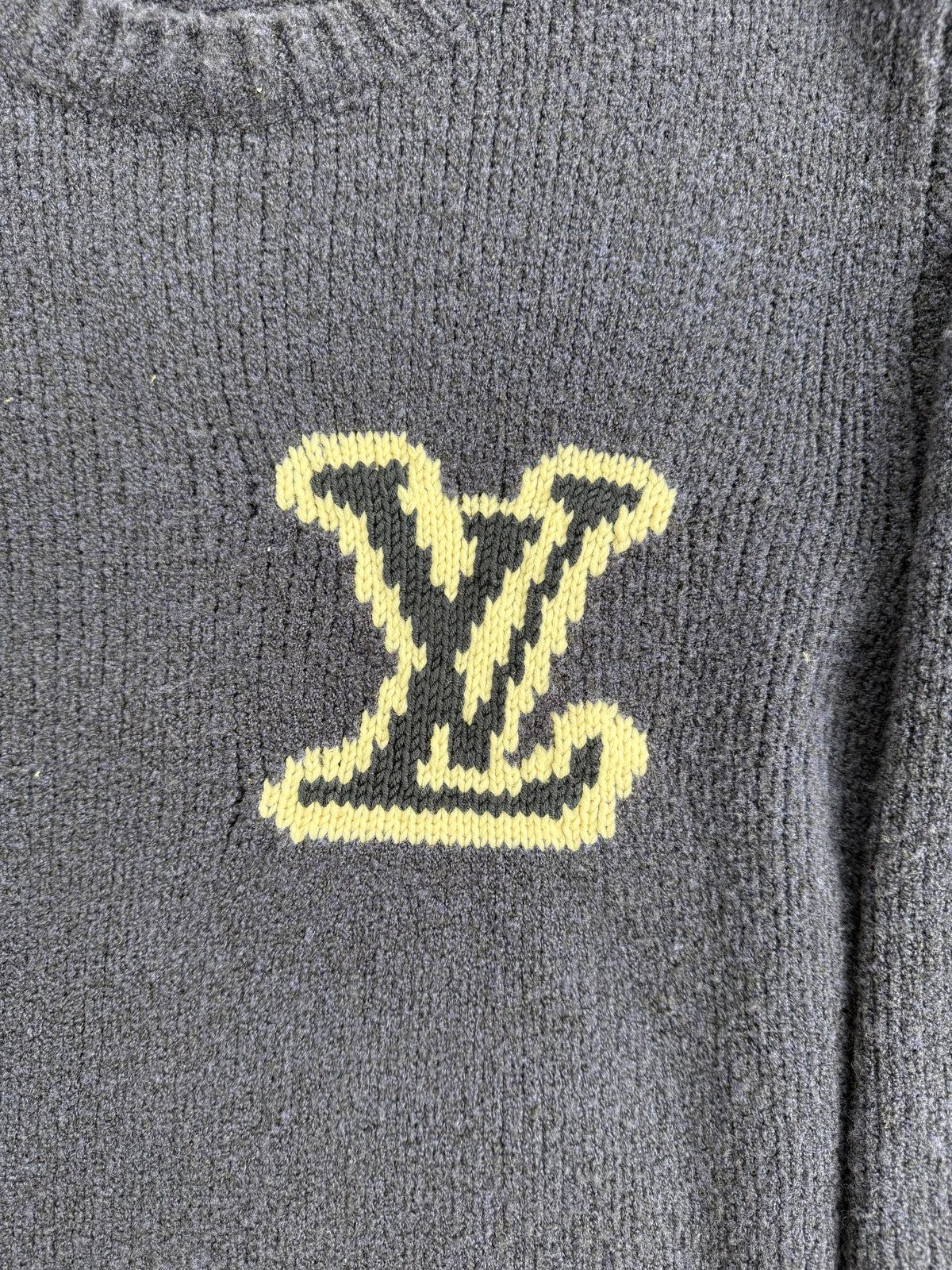 Maglione Louis Vuitton Blu Navy XXL