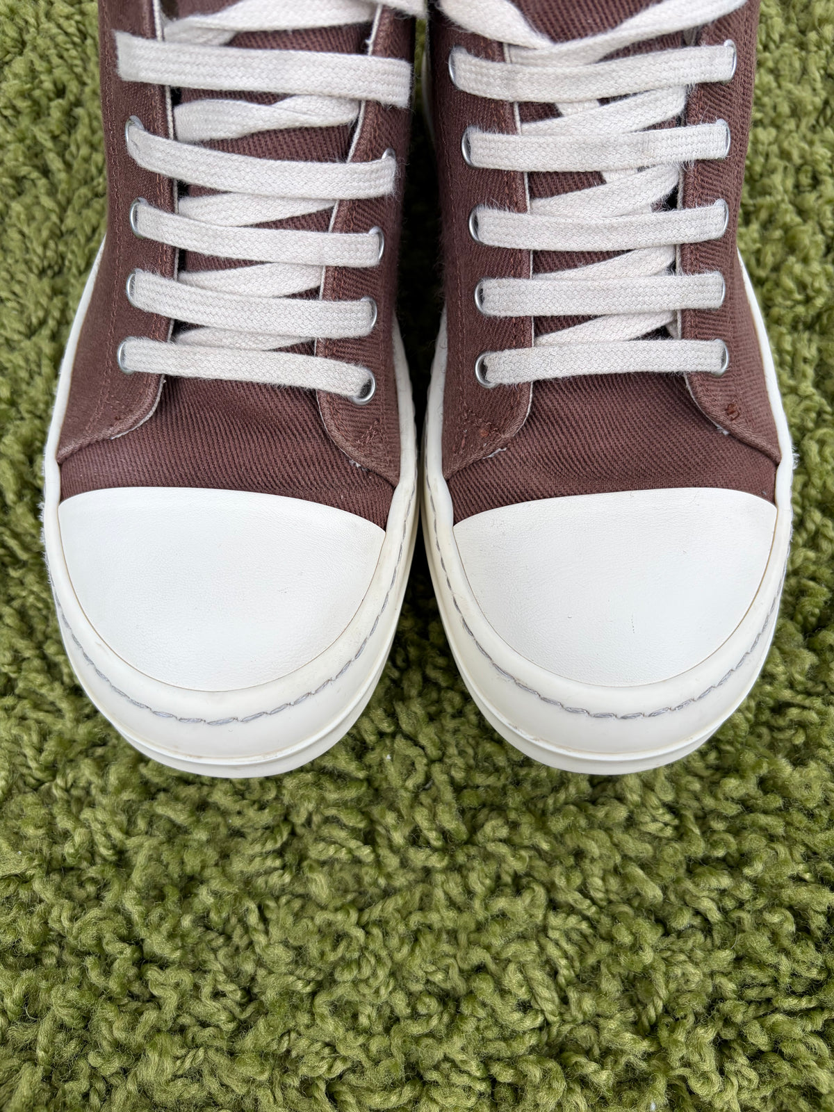 Rick Owens Ramones Low Marrone 37 - Second Hand Di Fiore
