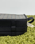 Goyard Borsa a tracolla Belvedère PM in tela Goyardine Nero