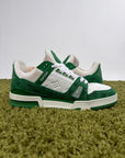 Louis Vuitton Trainer In Denim Verde 8