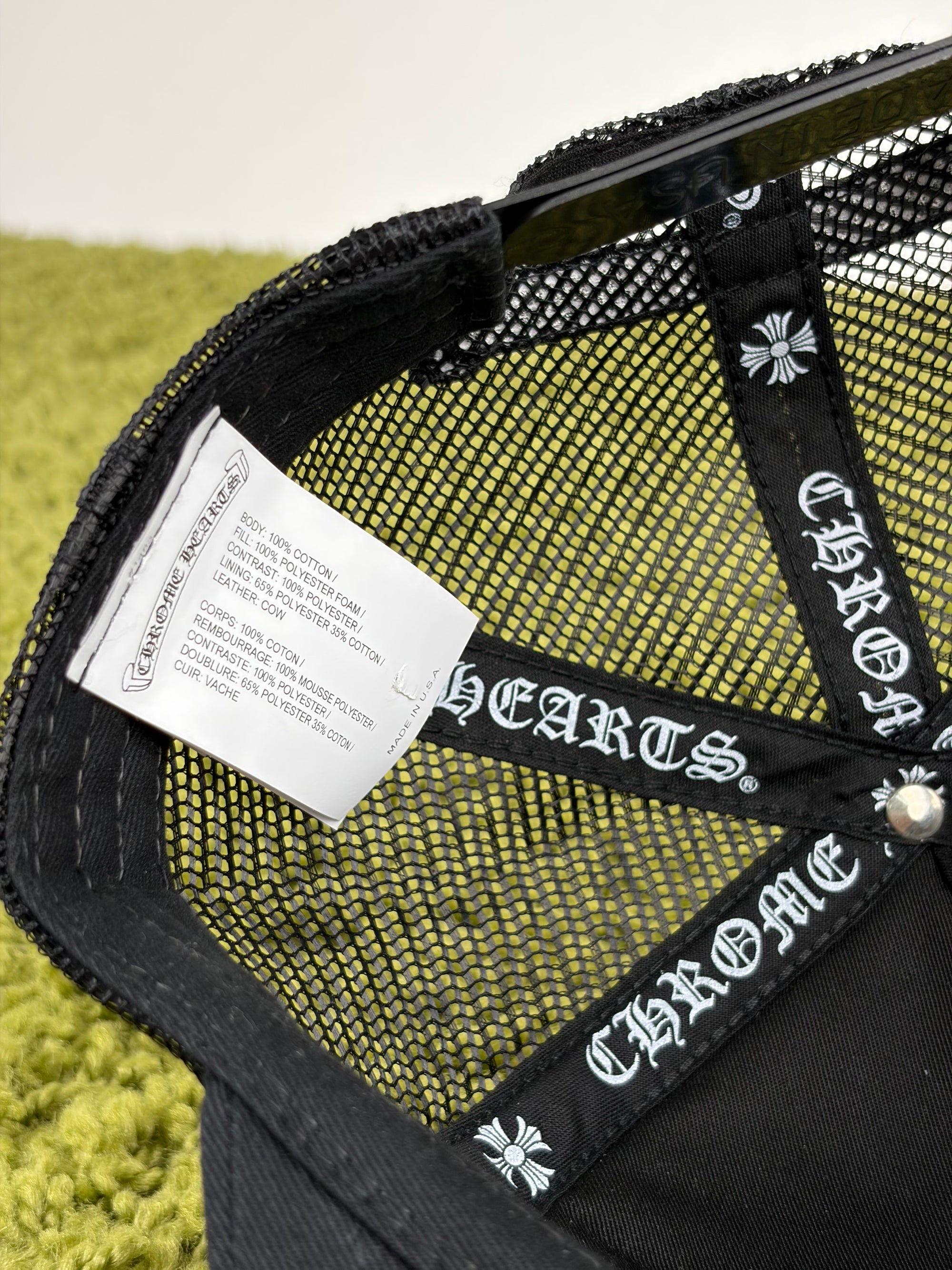 Cappello Chrome hearts Size 51-61 nero e marrone