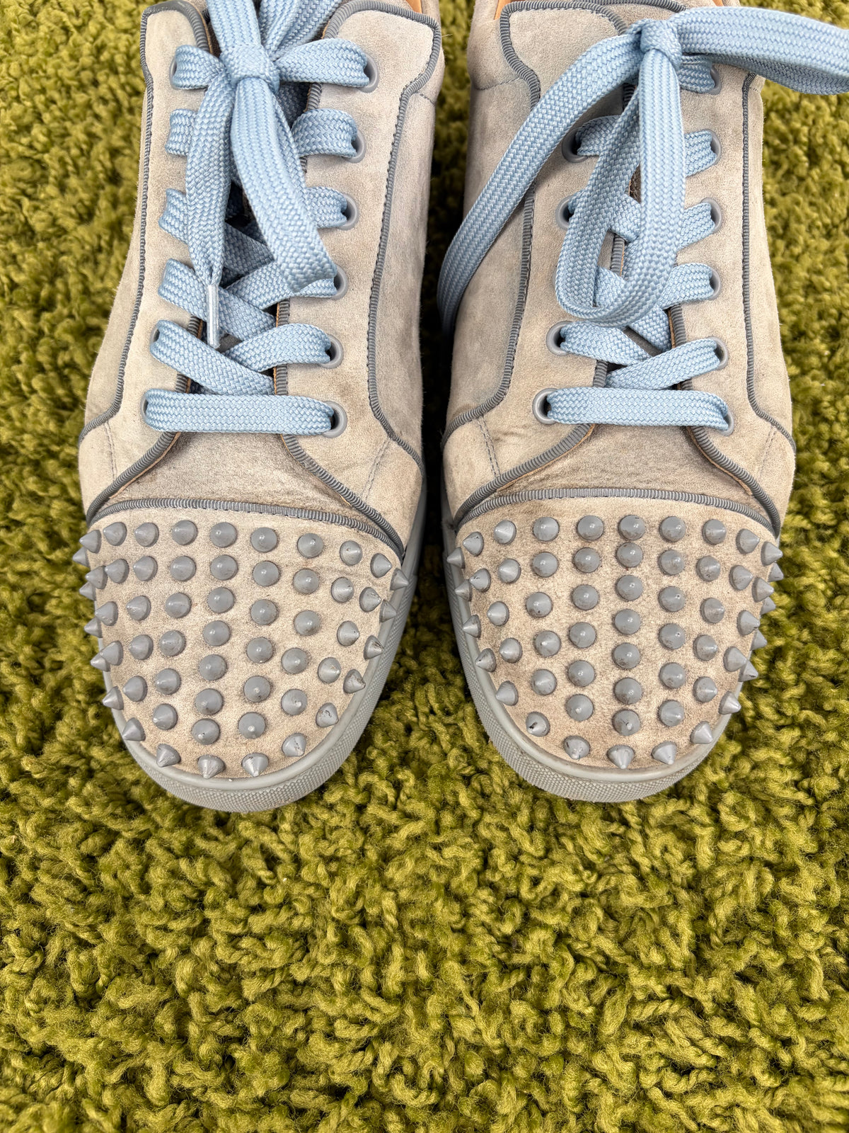 Christian Louboutin Spikes Azzurro 45