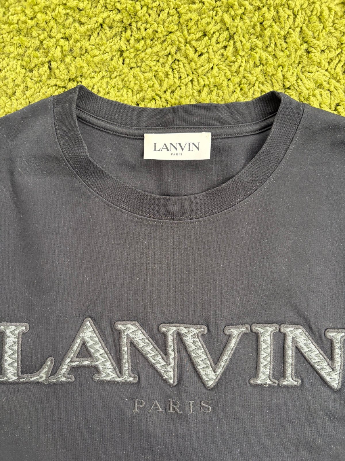 T-Shirt Lanvin Nero XL - Second Hand Di Fiore