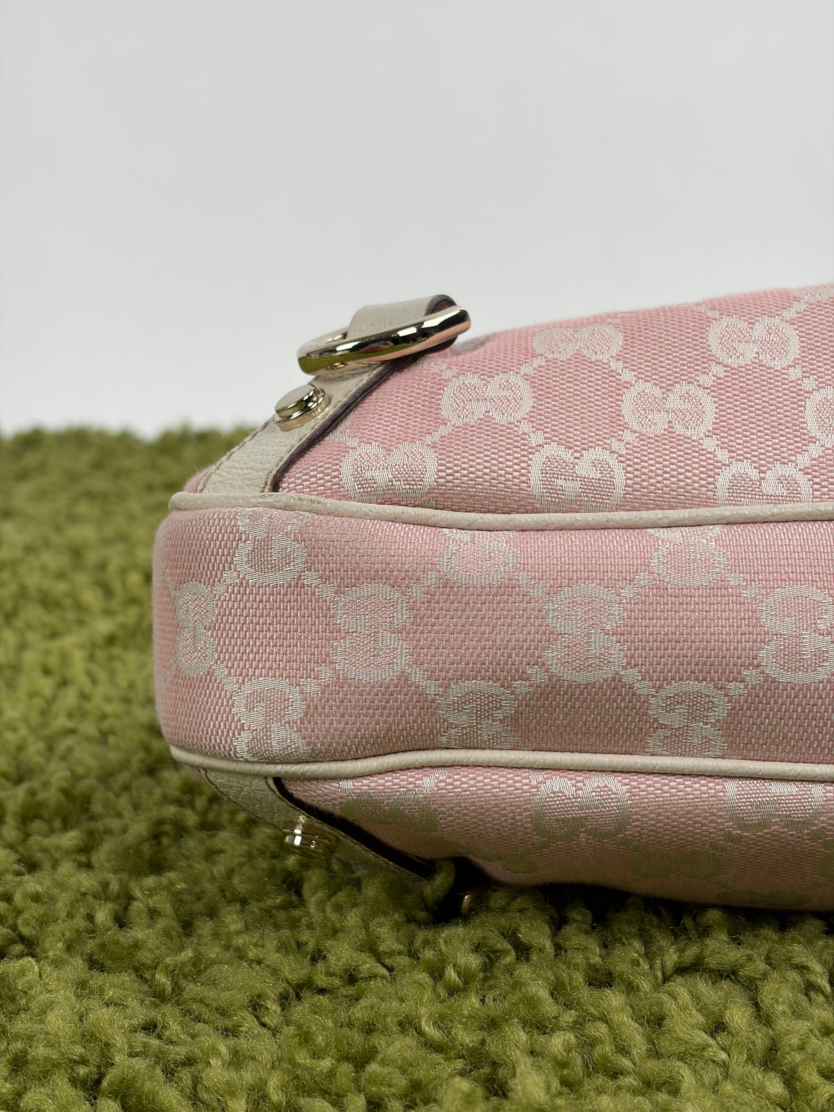 Borsa Gucci Abbey D-Ring Hobo Rosa