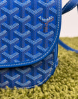 Borsa a tracolla belvedere goyard blu