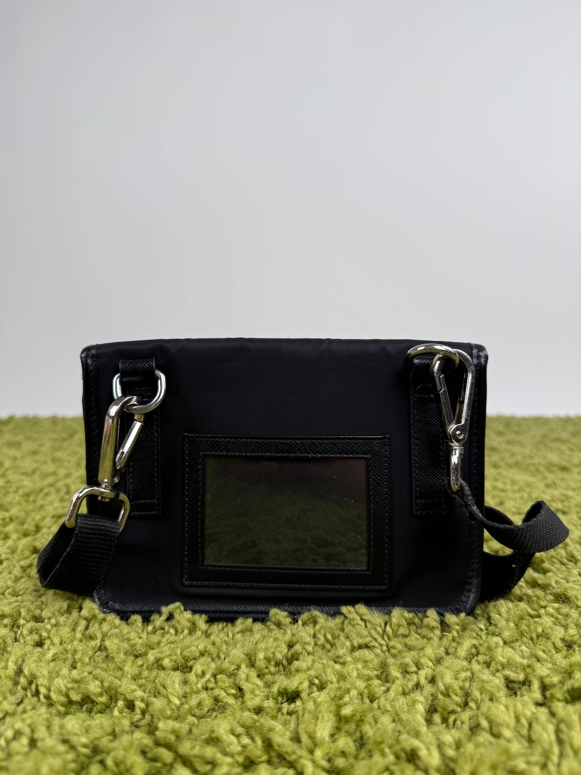 Porta Smartphone Prada in Re Nylon Nero