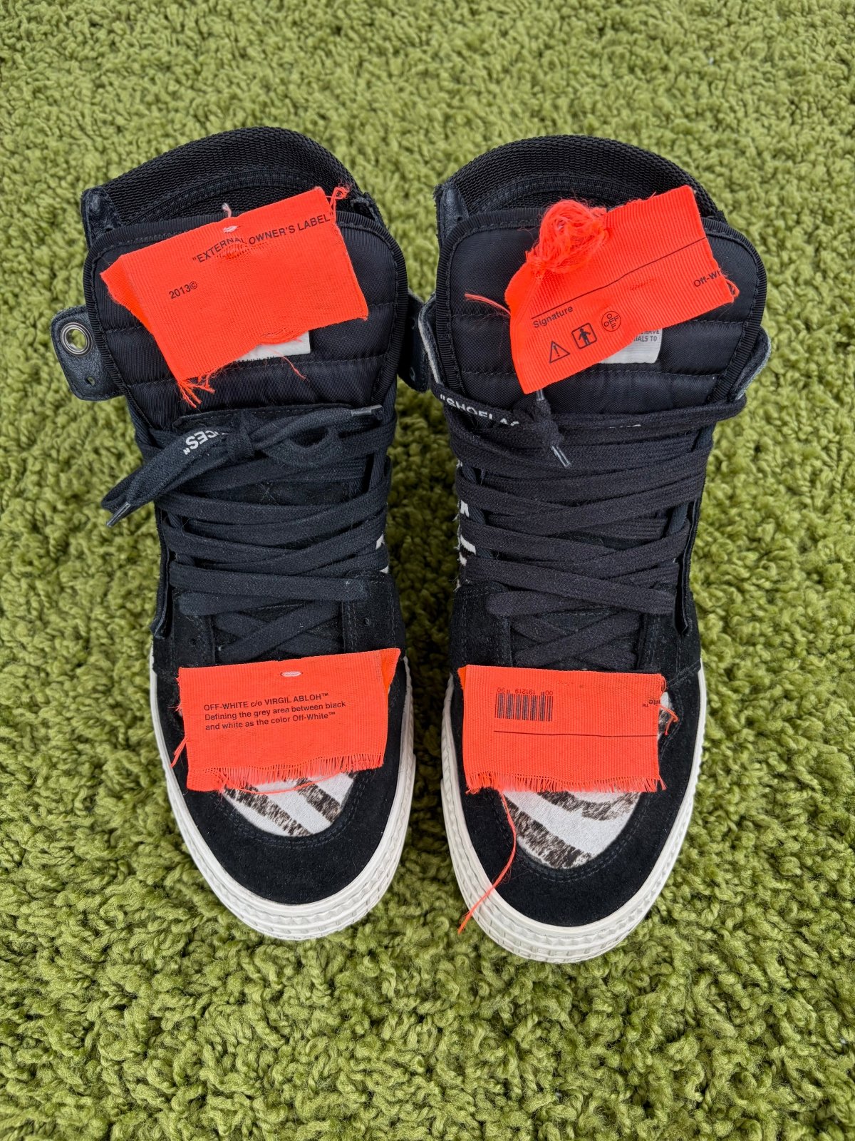 Off White Nera 3.0 Off Court High-Top Pony Zebra Multicolor 39 - Second Hand Di Fiore