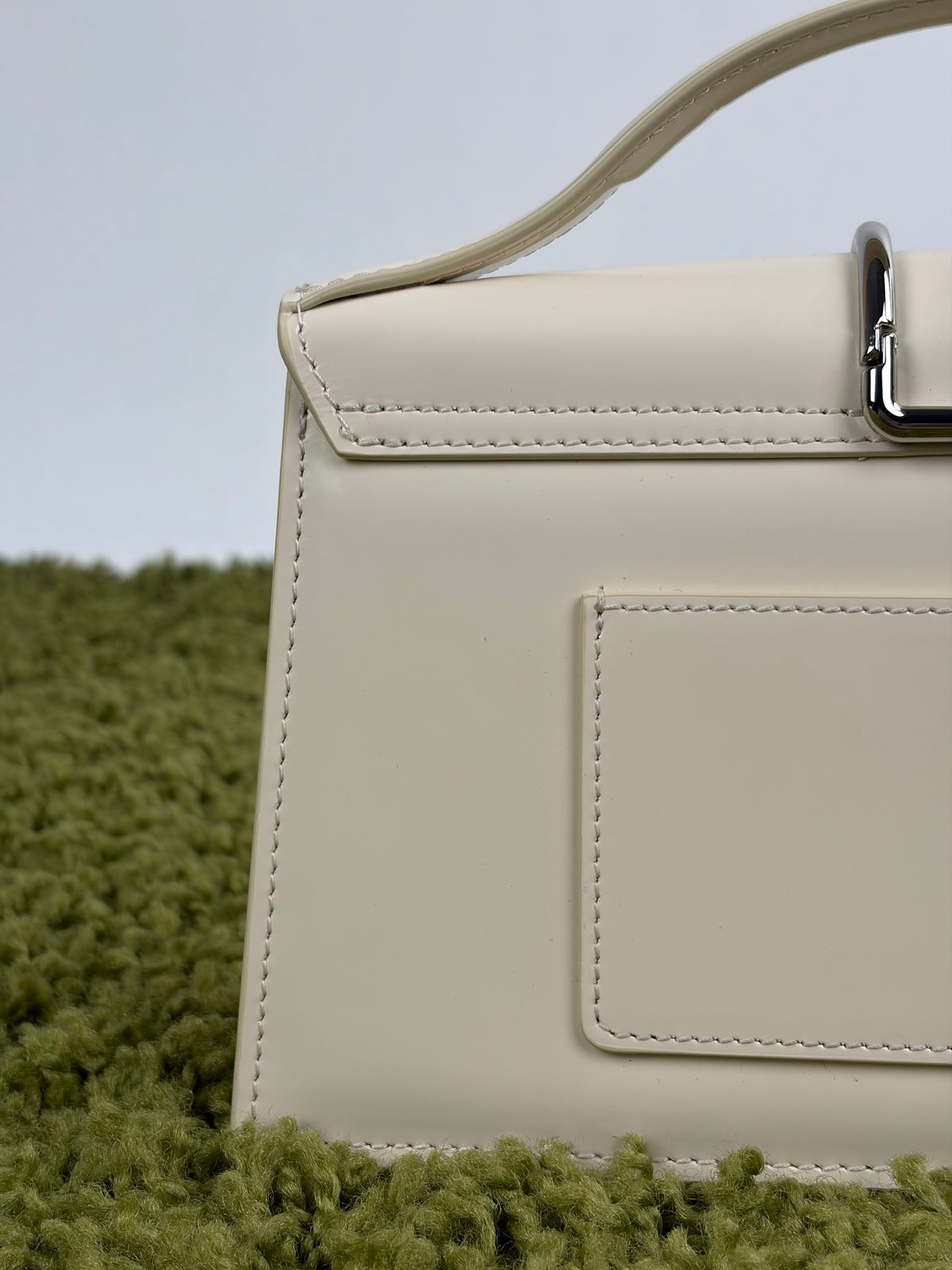 Borsa Jacquemus La Grande Bambino Avorio