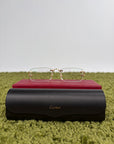 Occhiali Rimless Rettangolari CT05630 Cartier Con aste oro
