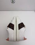 Louis Vuitton trainer size 40 bianca e marrone