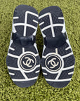 Chanel Low Top Trainer Bianca 37.5