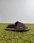 Mule Bassa Pule Pillow Louis Vuitton Marrone 40