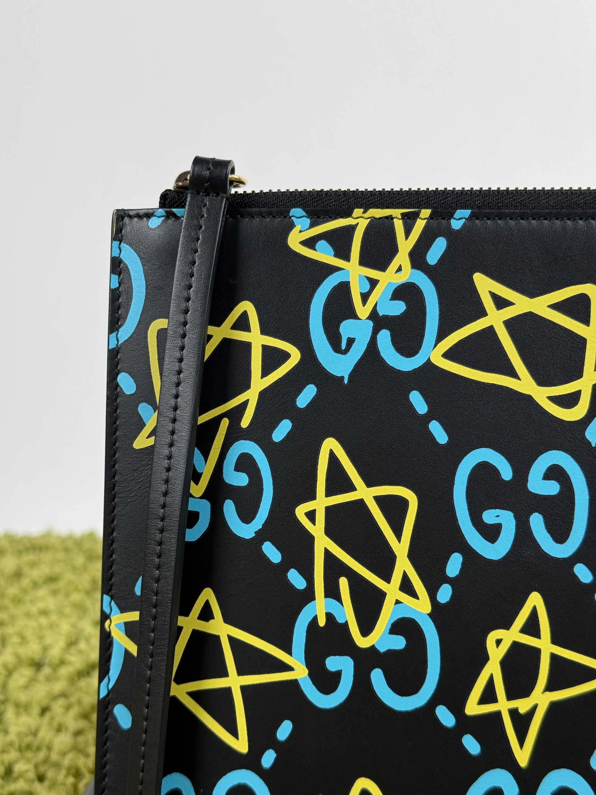 Pochette GucciGhost Nera Multicolor