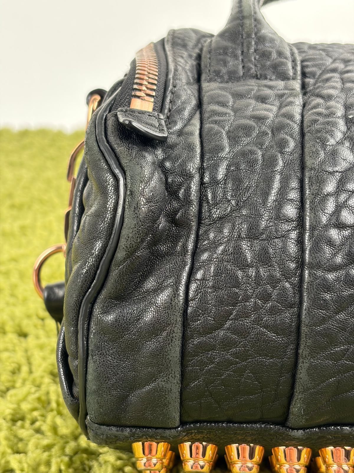 Borsa Alexander Wang Rockie in pelle nera