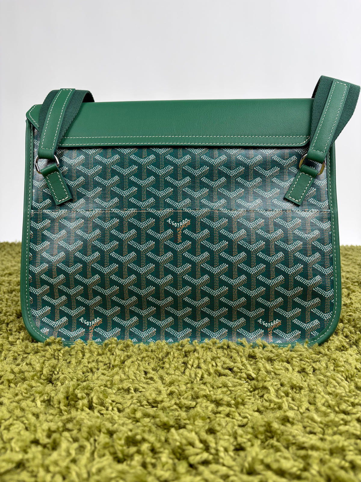 Borsa a tracolla Coursier Goyard Verde