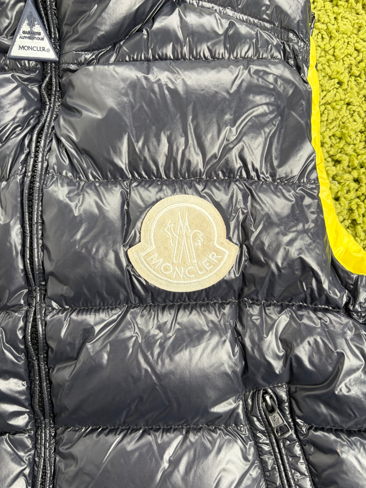 Gilet Moncler Parke in Nylon Nero