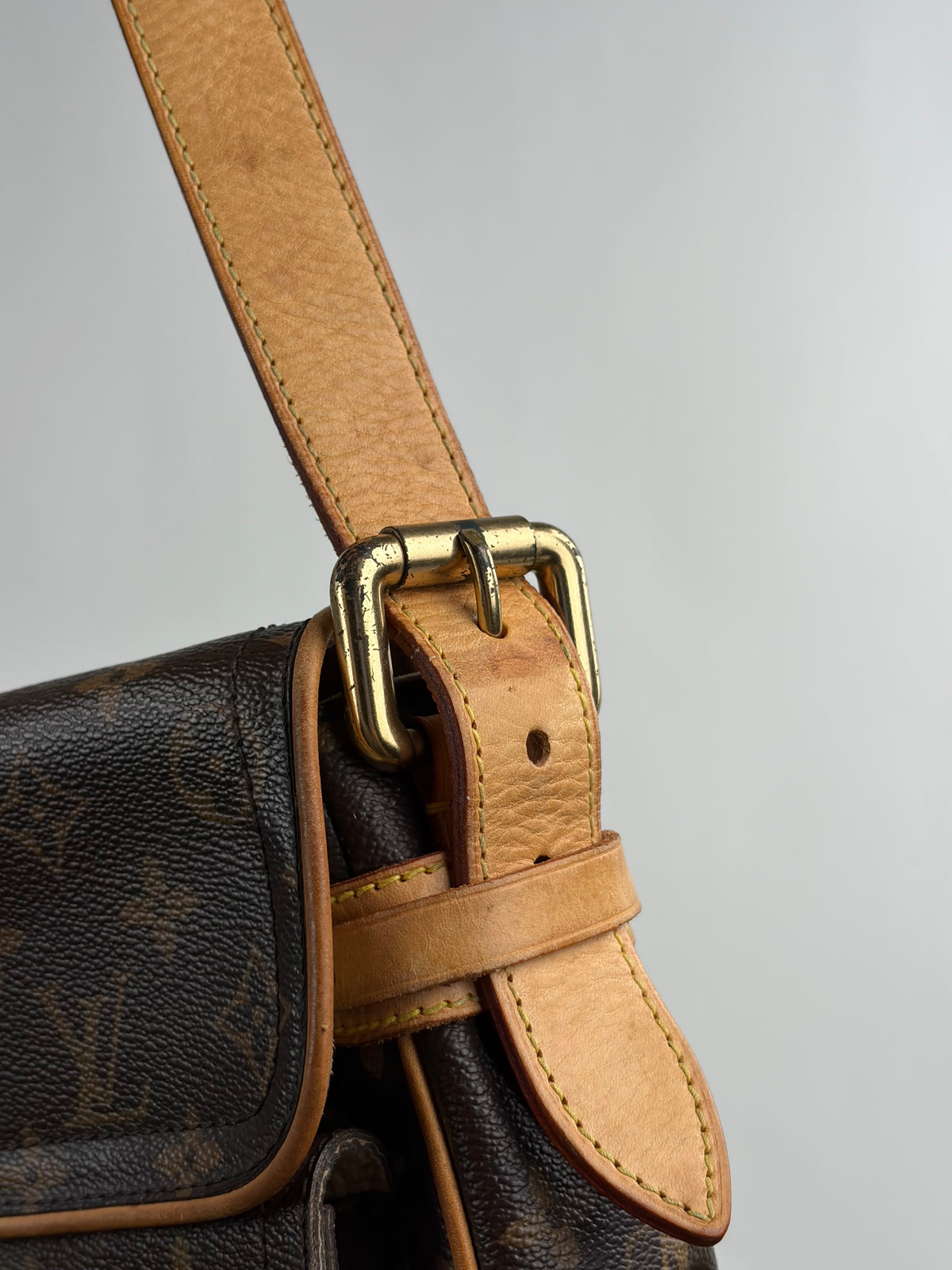 Borsa Monogram Hudson PM Louis Vuitton Marrone