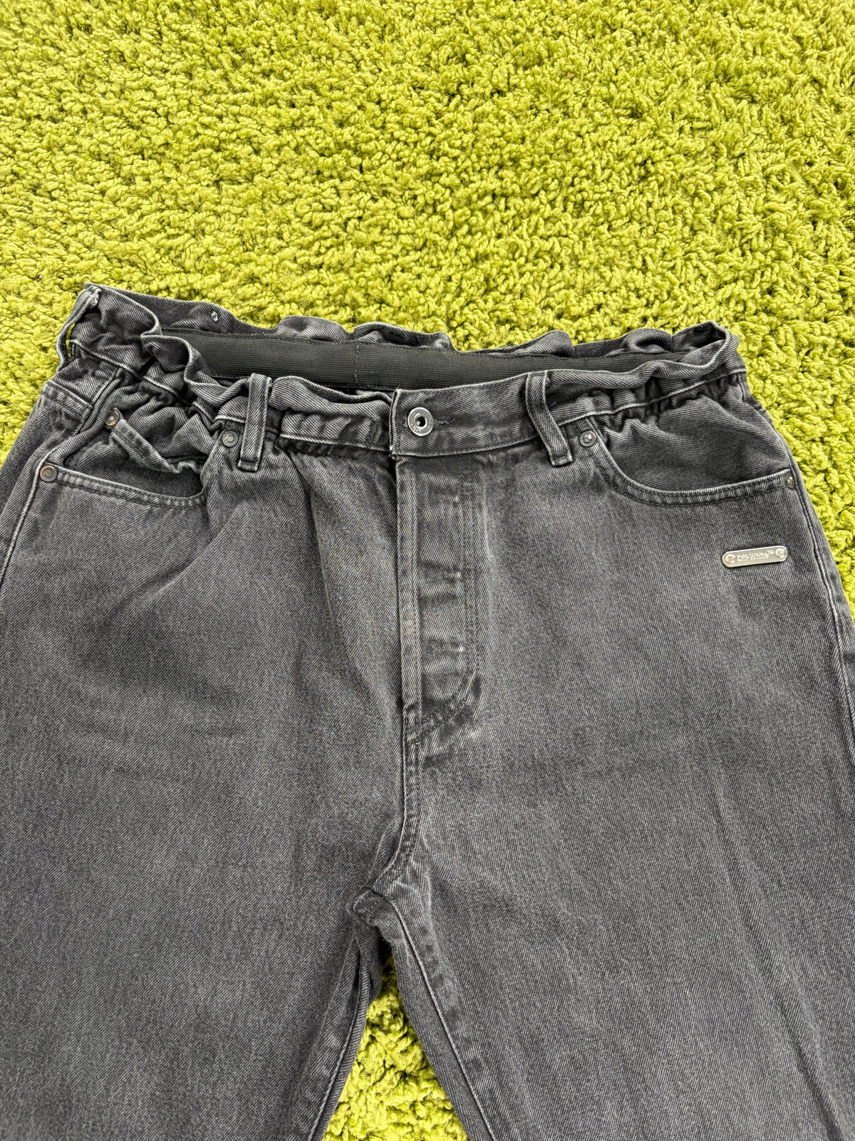 Jeans Off White in Denim Nero 34