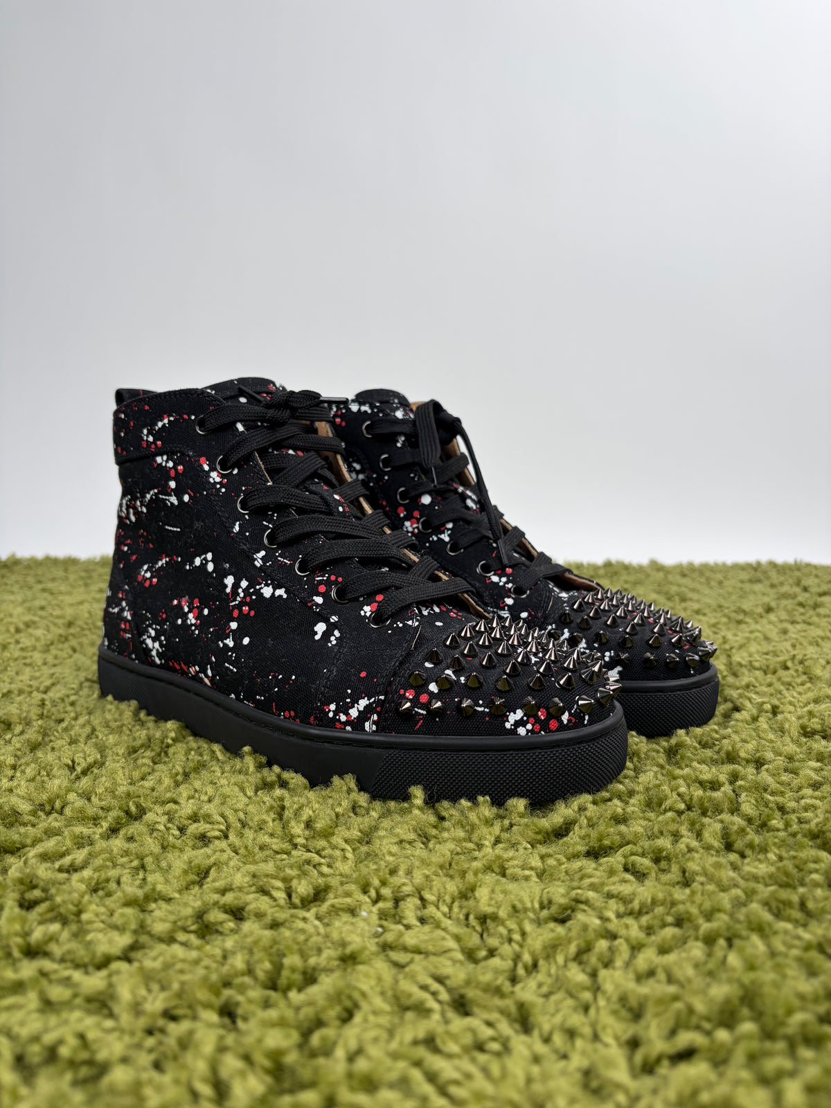 Christian Louboutin Spikes High Nera Multicolor 41