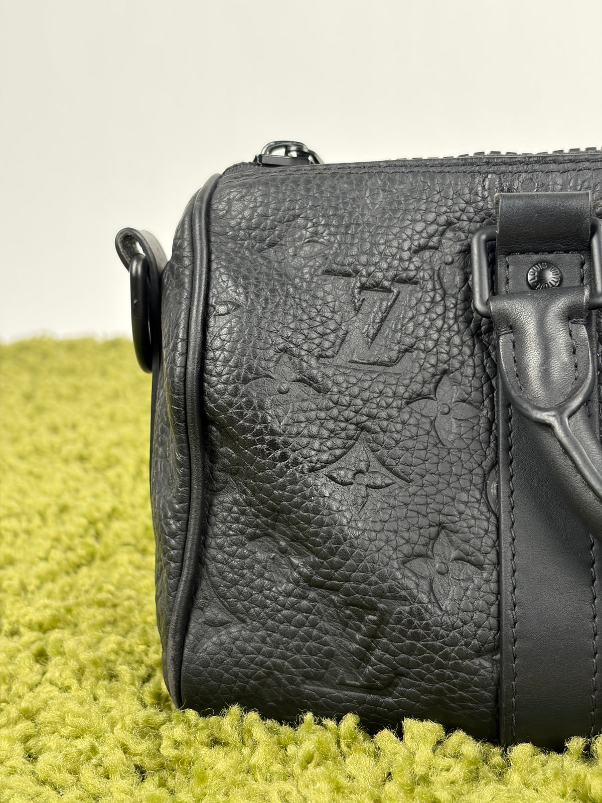 Borsa Keepall Bandoulière 25 Monogram Louis Vuitton Nero