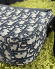 Borsello Dior Monogram blu e grigio