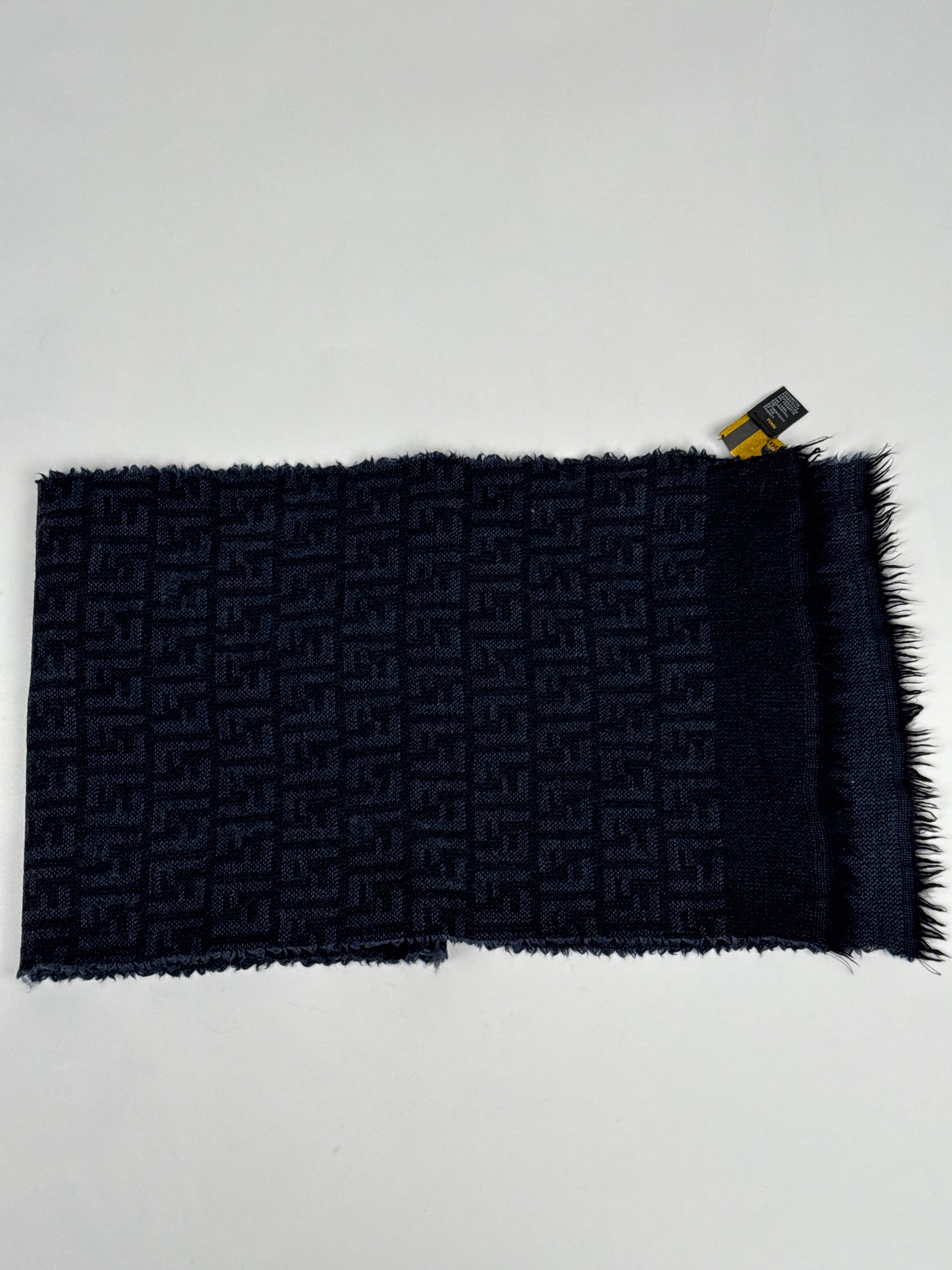 Sciarpa di Fendi in lana di tosa jacquard