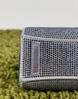 Borsa Micro Antigona In raso Con strass lavanda Viola