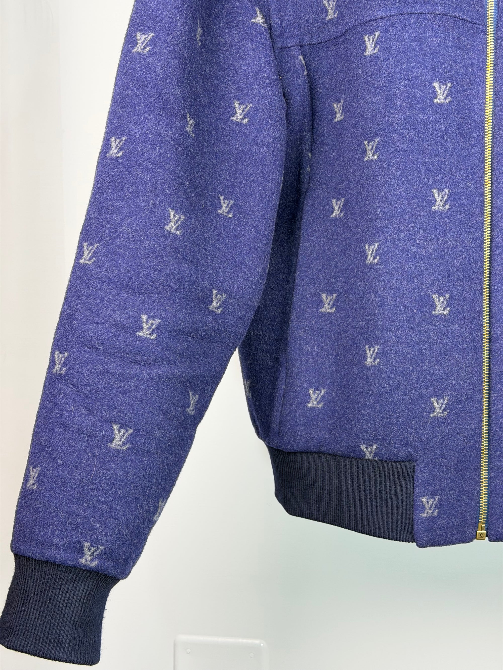 Giacca Louis Vuitton reversibile Size 48 blu