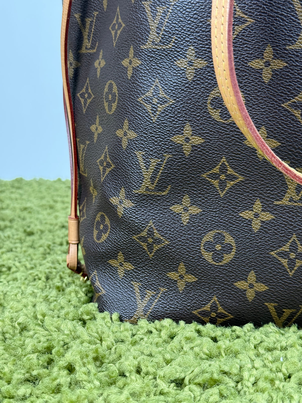 Borsa Neverfull Louis Vuitton MM Marrone