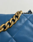 Borsa Chanel 19 Trapuntata in Pelle Azzurra