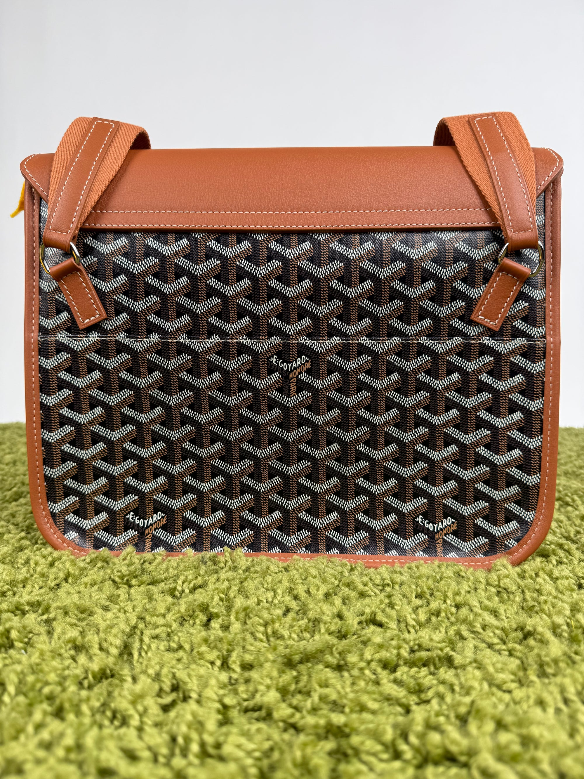 Goyard Borsa Coursier Messenger Marrone Nero